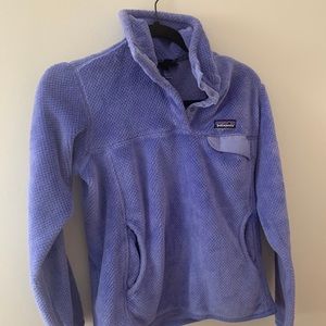 Purple Patagonia Quarter Button